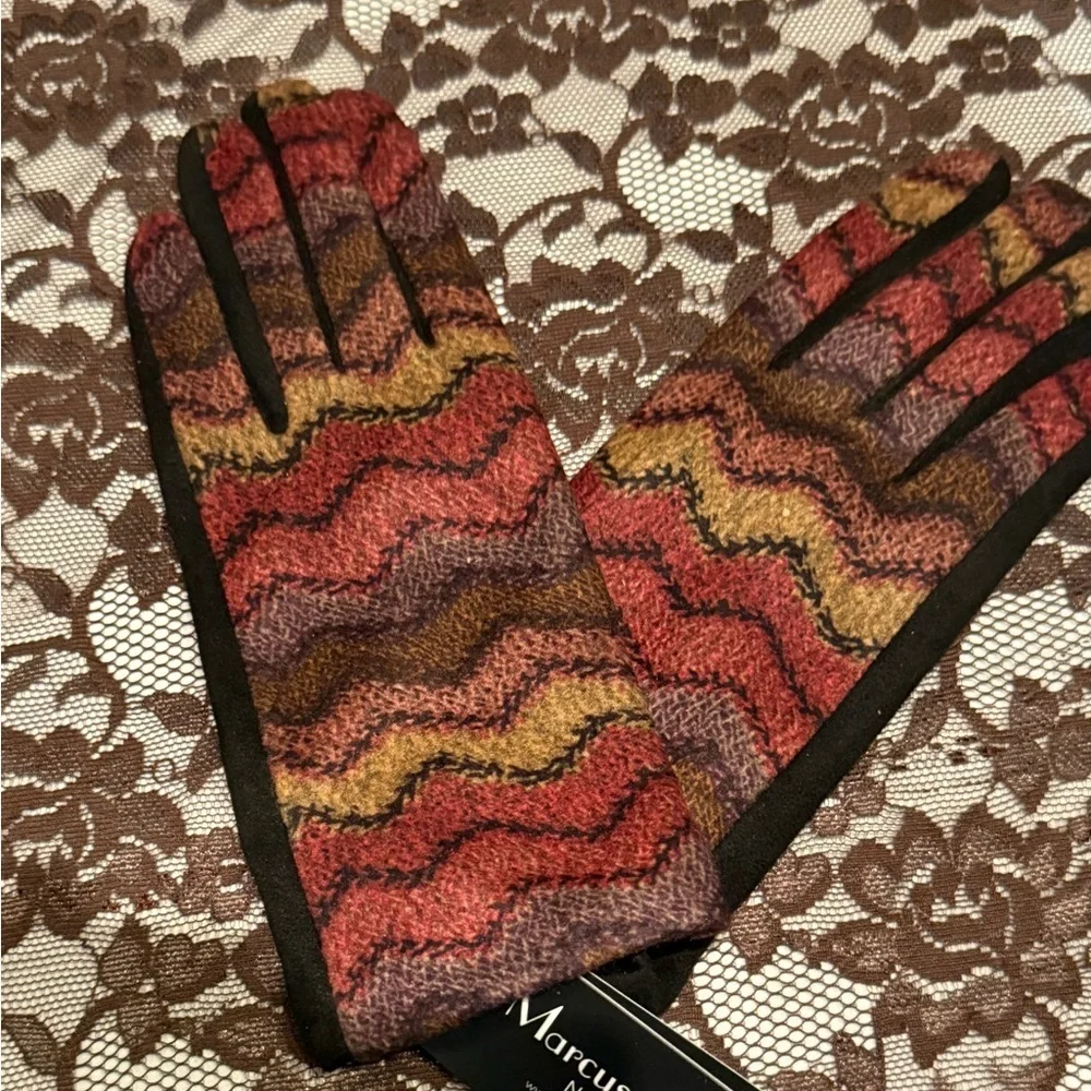 Marcus Alden Chevron Jersey Touchscreen Gloves